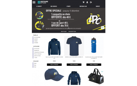 Boutique en ligne LPC